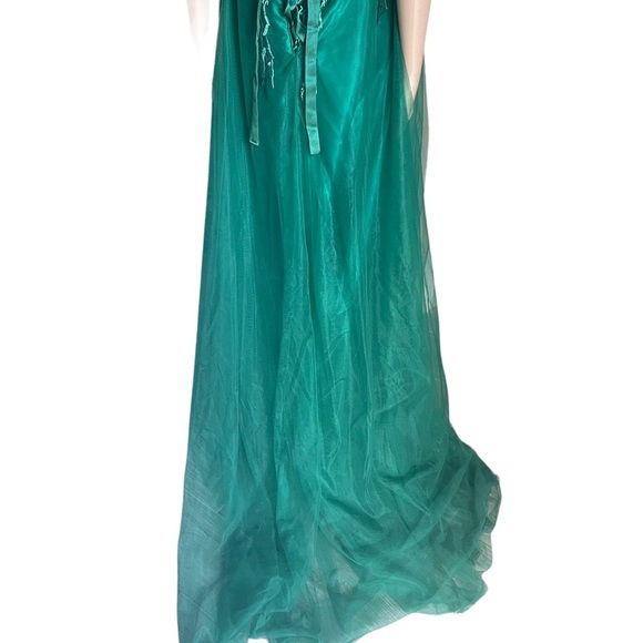 New!TS Countury Emerald green sequins dress size 16 - Picture 8 of 14